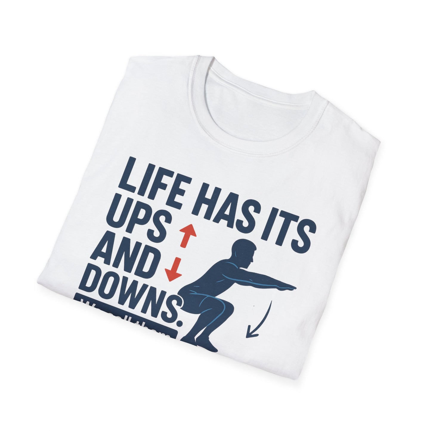 SQUATS Motivational Gym T-Shirt, Workout Tee, Fitness Shirt, Exercise Top, Gym Apparel