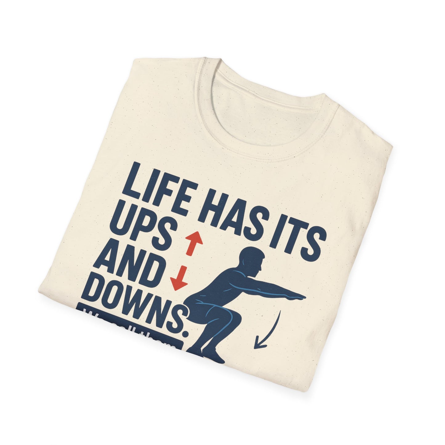 SQUATS Motivational Gym T-Shirt, Workout Tee, Fitness Shirt, Exercise Top, Gym Apparel