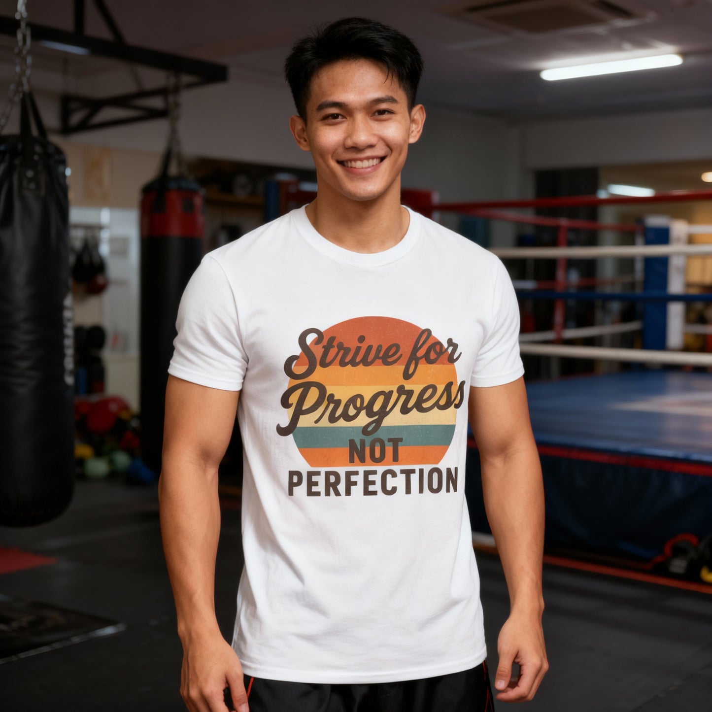 Motivational Progress T-Shirt, Fitness Tee, Workout Shirt, Gym Apparel, Inspirational Top
