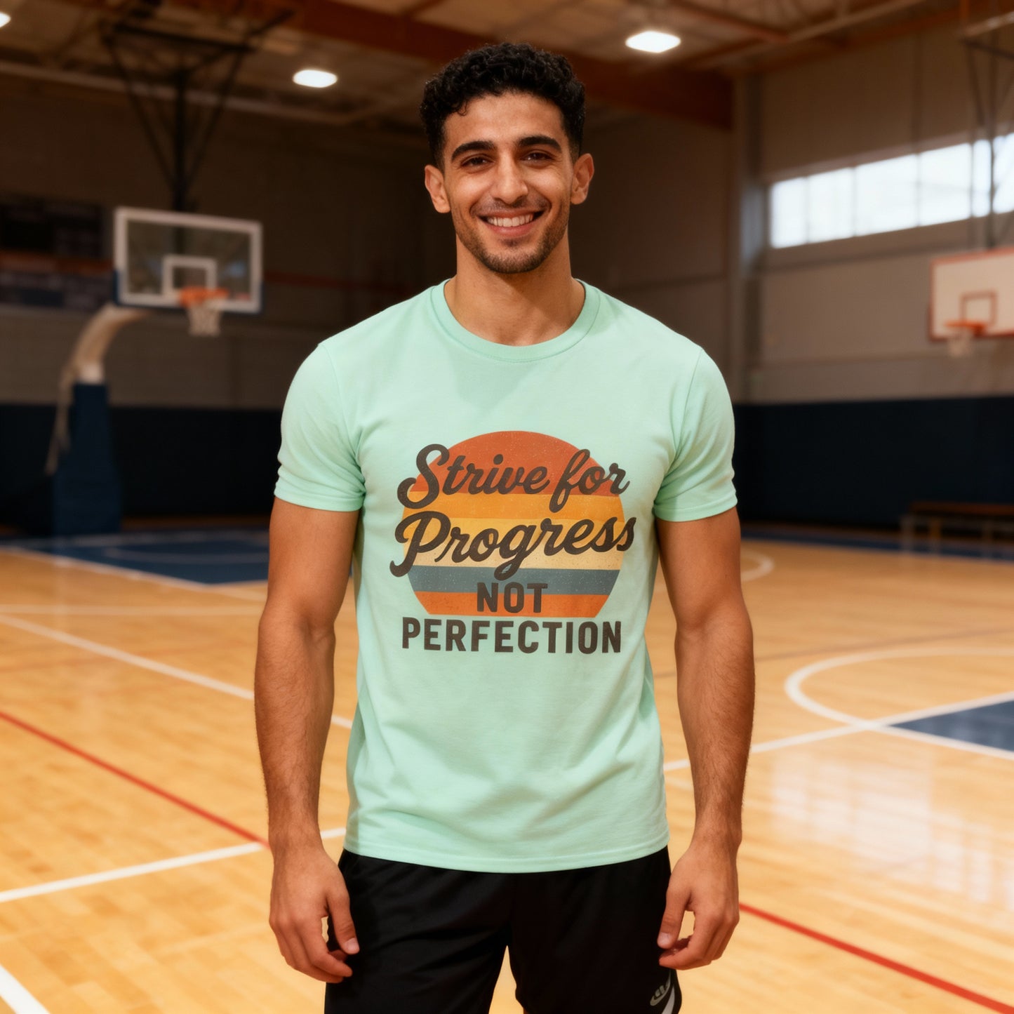 Motivational Progress T-Shirt, Fitness Tee, Workout Shirt, Gym Apparel, Inspirational Top