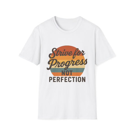 Motivational Progress T-Shirt, Fitness Tee, Workout Shirt, Gym Apparel, Inspirational Top