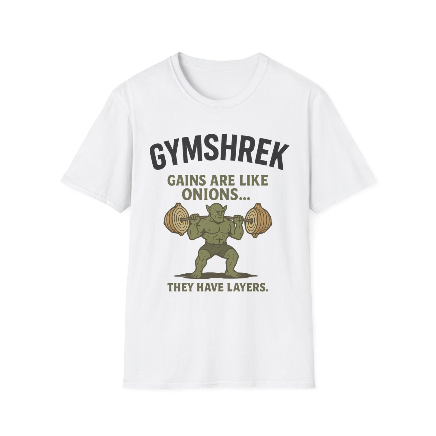 Funny Gym Shirt - GYMSHREK Unisex Softstyle T-Shirt