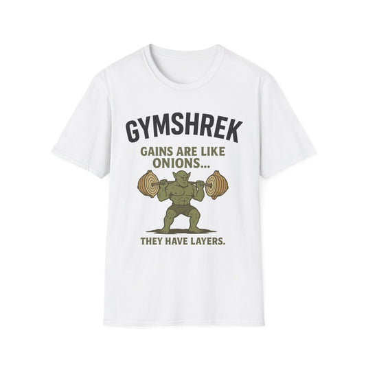 Funny Gym Shirt - GYMSHREK Unisex Softstyle T-Shirt