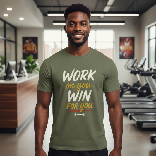 Motivational Gym Unisex T-Shirt, Fitness Top, Workout Tee, Exercise Shirt, Inspirational Quote Clothing