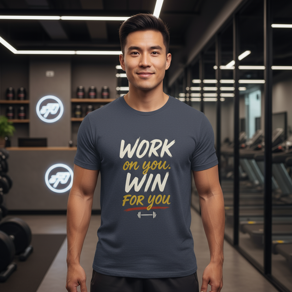 Motivational Gym Unisex T-Shirt, Fitness Top, Workout Tee, Exercise Shirt, Inspirational Quote Clothing