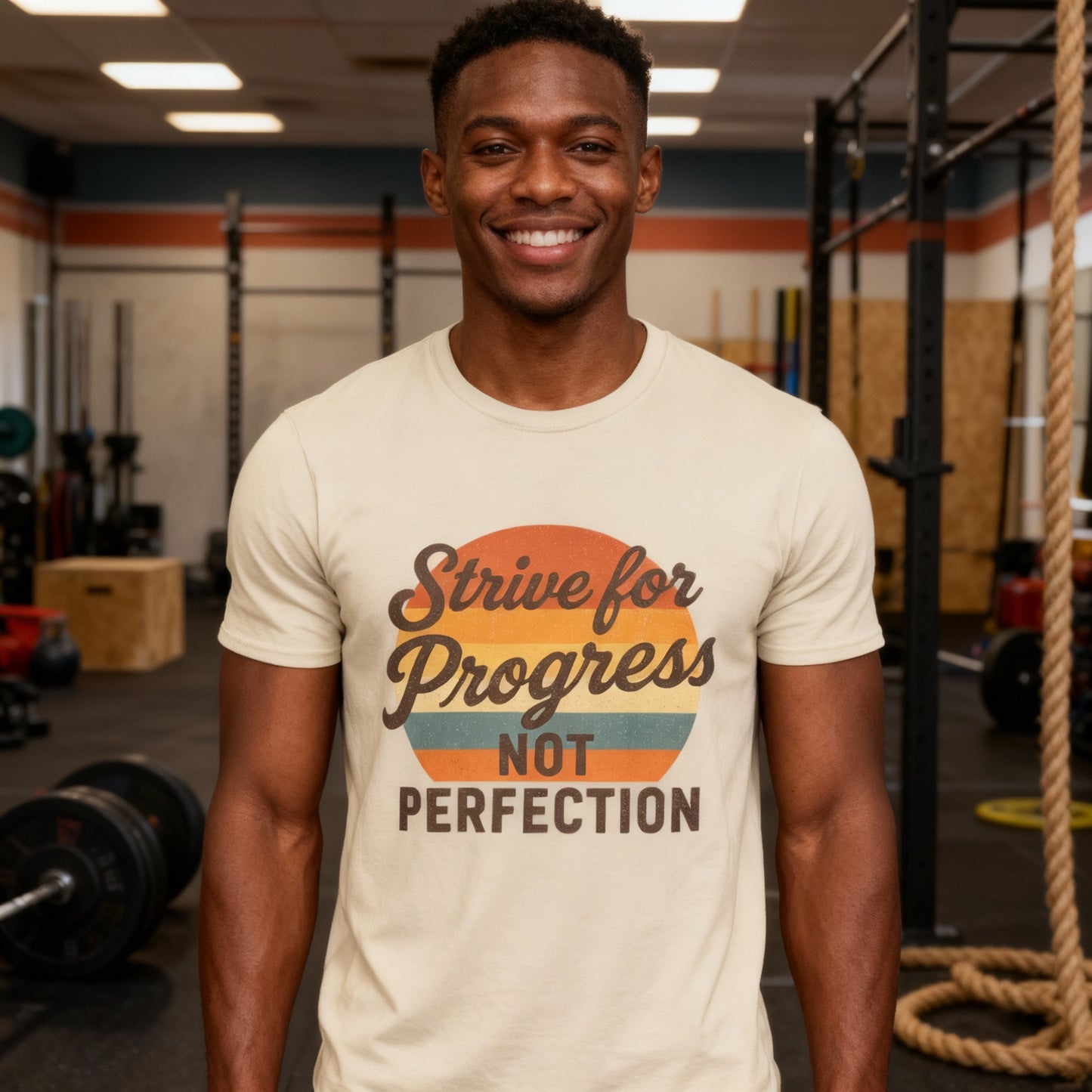 Motivational Progress T-Shirt, Fitness Tee, Workout Shirt, Gym Apparel, Inspirational Top