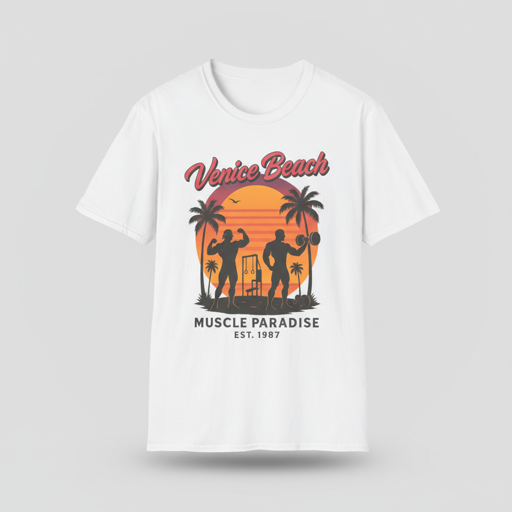 Vintage Muscle Beach T-Shirt