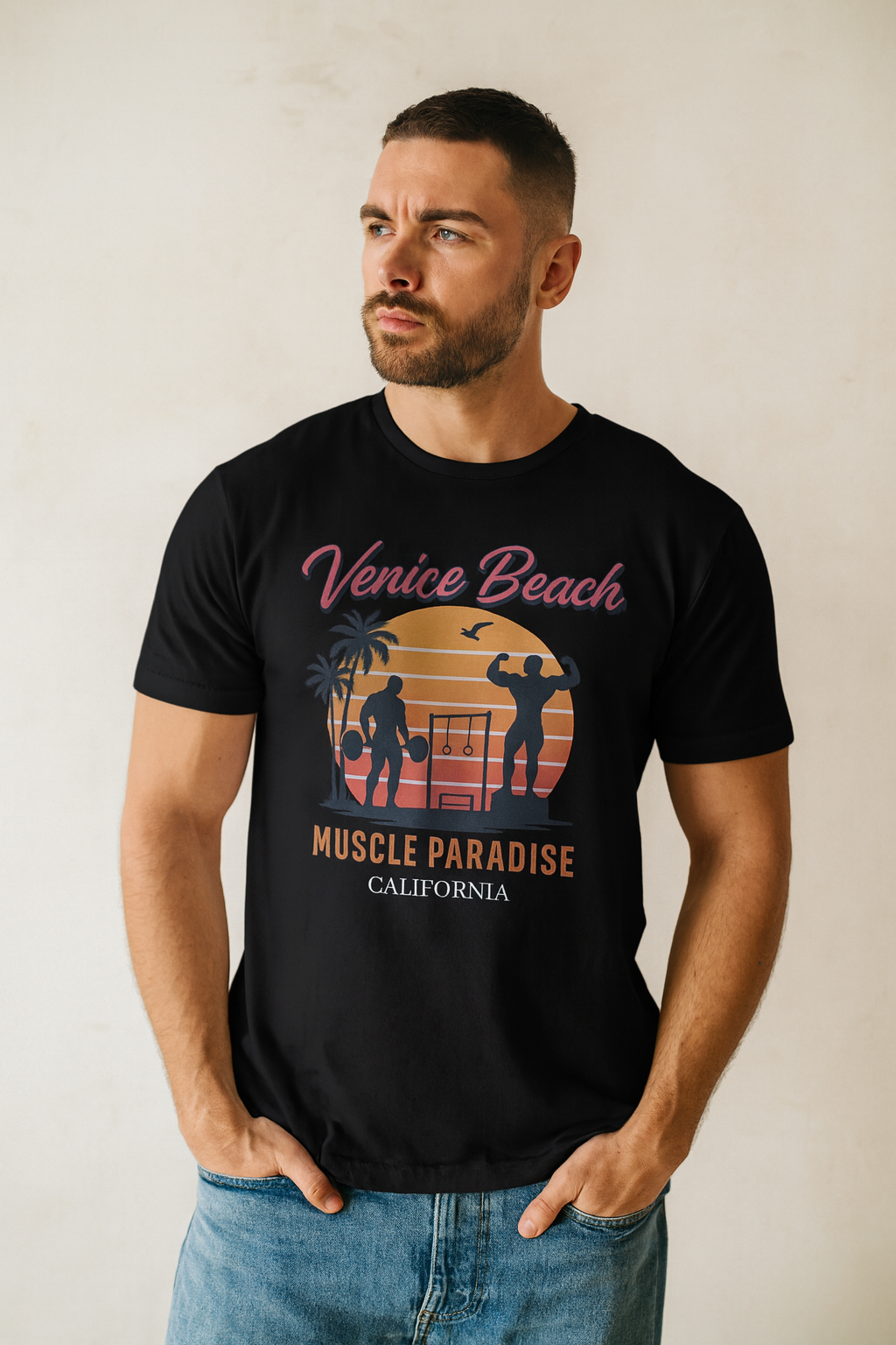 Vintage Muscle Beach T-Shirt