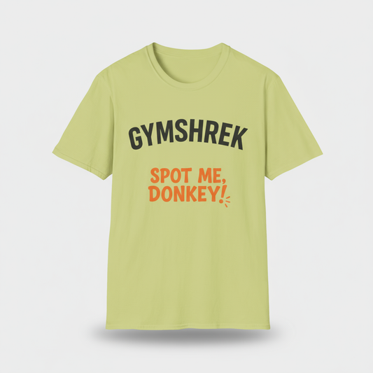 T-Shirt GYMSHREK Spot Me, Donkey Funny Parody Shirt