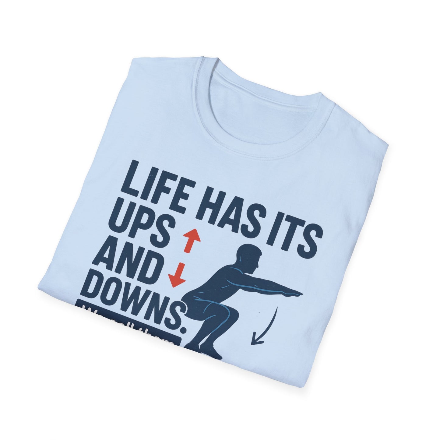 SQUATS Motivational Gym T-Shirt, Workout Tee, Fitness Shirt, Exercise Top, Gym Apparel