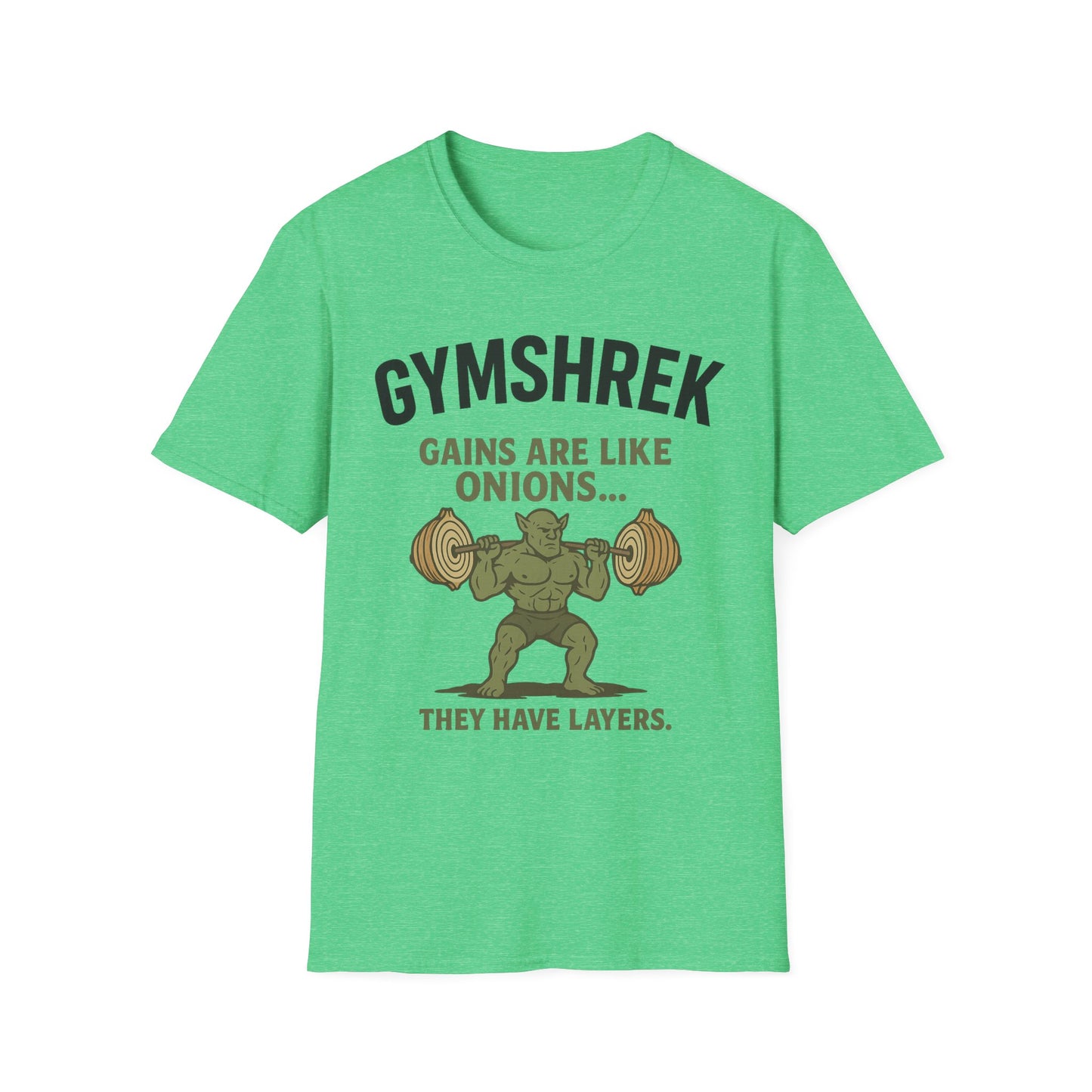 Funny Gym Shirt - GYMSHREK Unisex Softstyle T-Shirt
