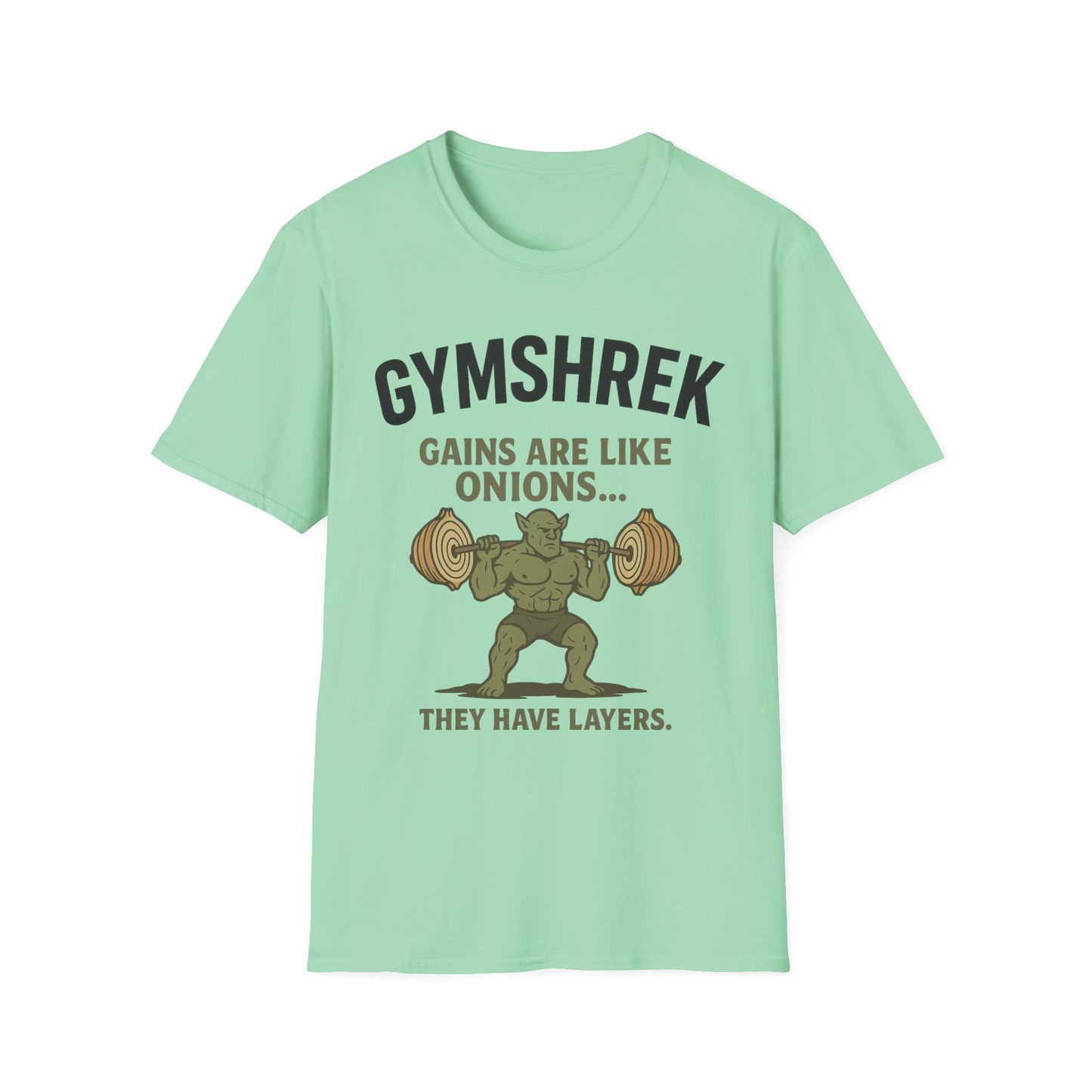 Funny Gym Shirt - GYMSHREK Unisex Softstyle T-Shirt