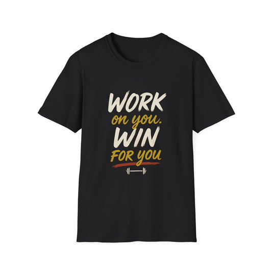 Motivational Gym Unisex T-Shirt, Fitness Top, Workout Tee, Exercise Shirt, Inspirational Quote Clothing